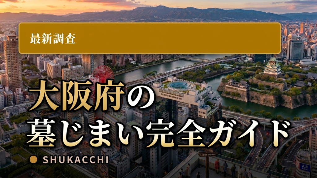 大阪府の墓じまい完全ガイド｜費用相場・流れ・補助金【2026年最新】
