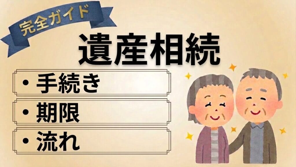 相続手続き完全ガイド|流れ・期限・必要書類まで徹底解説【2026年最新】