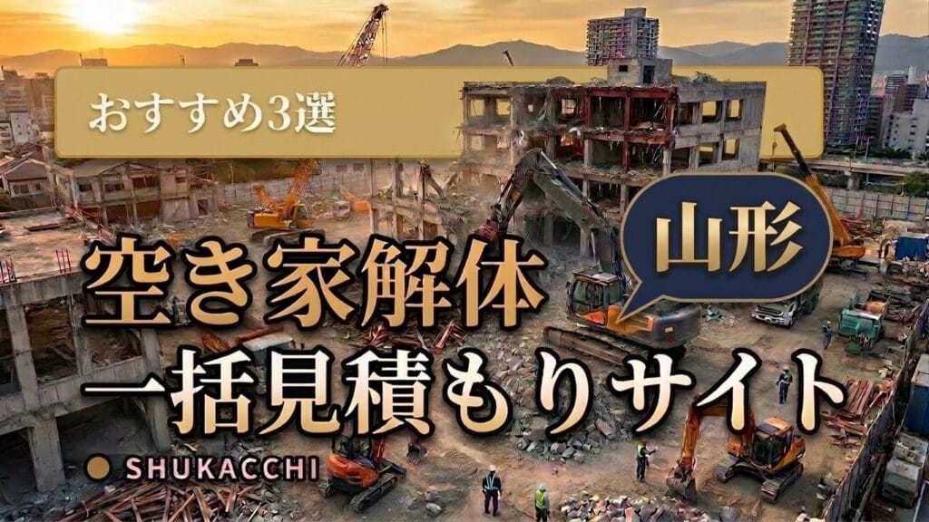 山形の解体工事業者おすすめ3選|山形市・米沢市で安い業者を徹底比較【2026年最新】