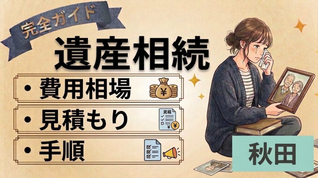 秋田の遺品整理業者おすすめ3選|秋田市・横手市で安い業者を徹底比較【2026年最新】