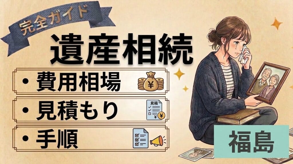 福島の遺品整理業者おすすめ3選|福島市・郡山市で安い業者を徹底比較【2026年最新】